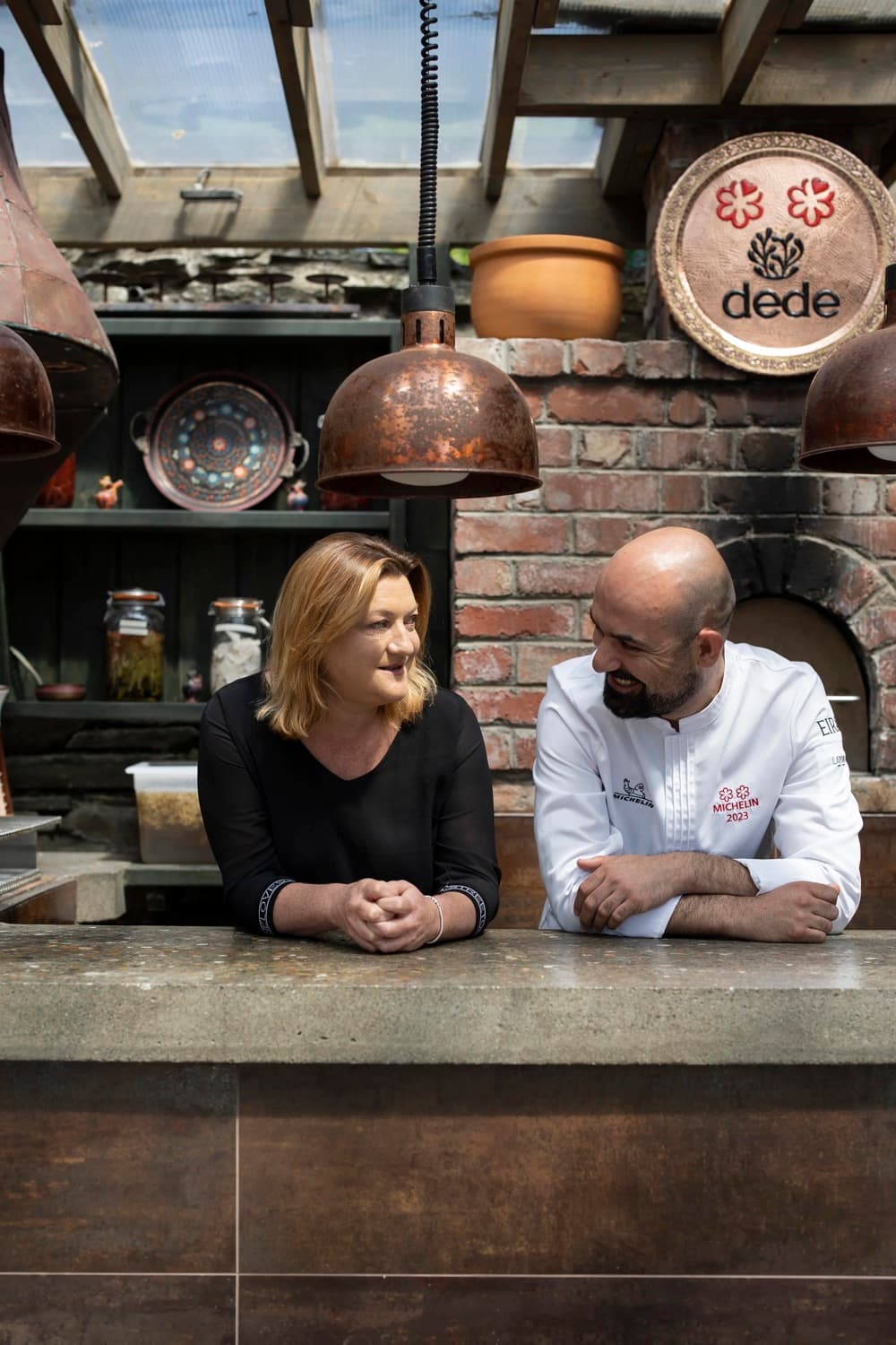 In the kitchen at Dede at the Customs House