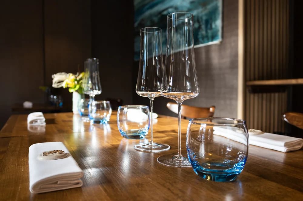 The dining room at Dede at the Customs House